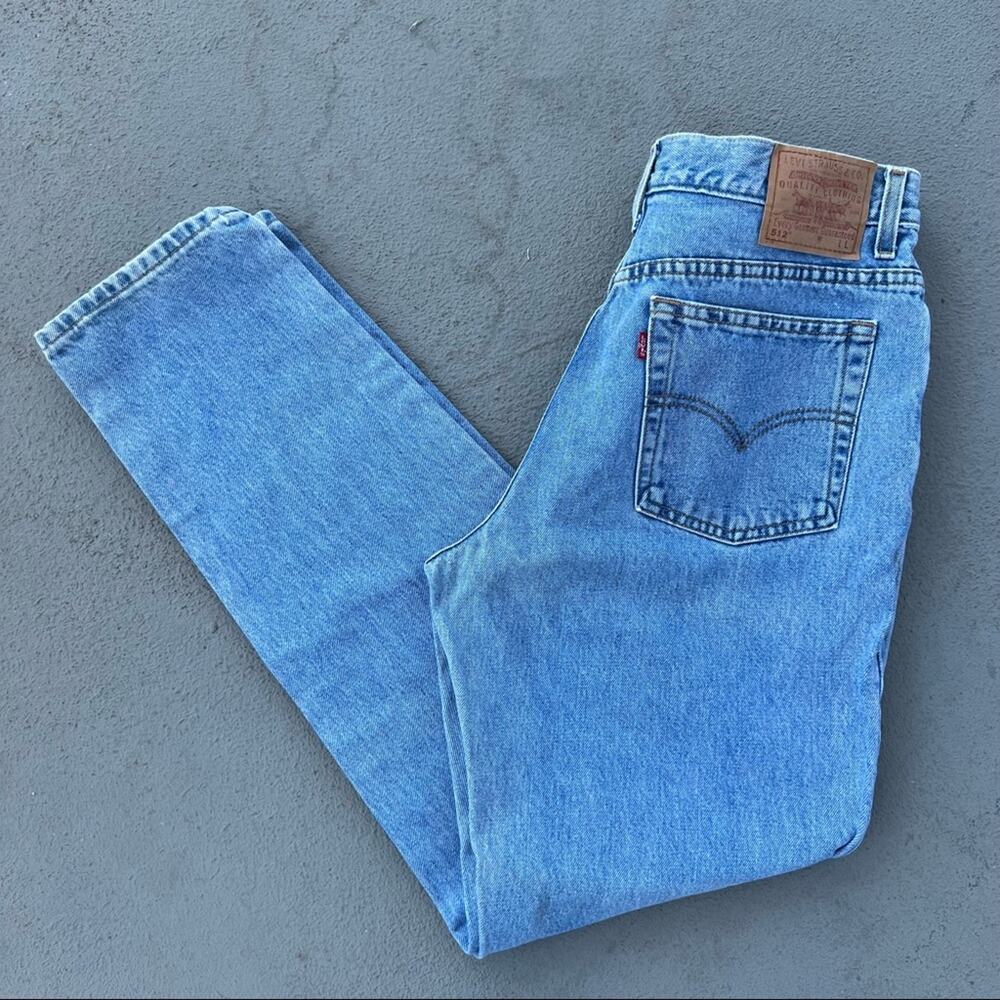 Vintage Levi’s 512 slim fit tapered leg jeans 14 Mis Long